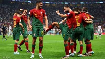 البرتغال تثور أمام سويسرا بفضل راموس وتنتظر المغرب بدور الـ8
