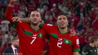 المغرب يقتلع ورقة التأهل للربع النهائي بعد فوزه على إسبانيا