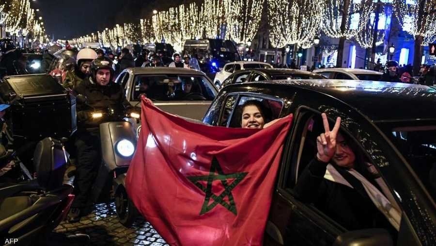 من احتفالات الجالية المغربية في باريس