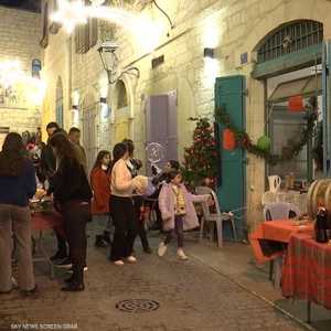 شارع النجمة التاريخي يحتضن سوق الميلاد في بيت لحم