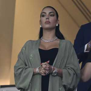 جورجينا خلال لقاء البرتغال وسويسرا