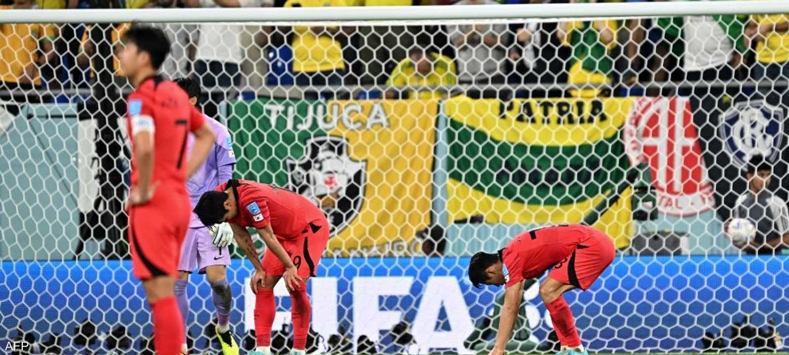 كوريا الجنوبية تعرضت لخسارة مريرة على يد البرازيل