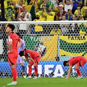 كوريا الجنوبية تعرضت لخسارة مريرة على يد البرازيل