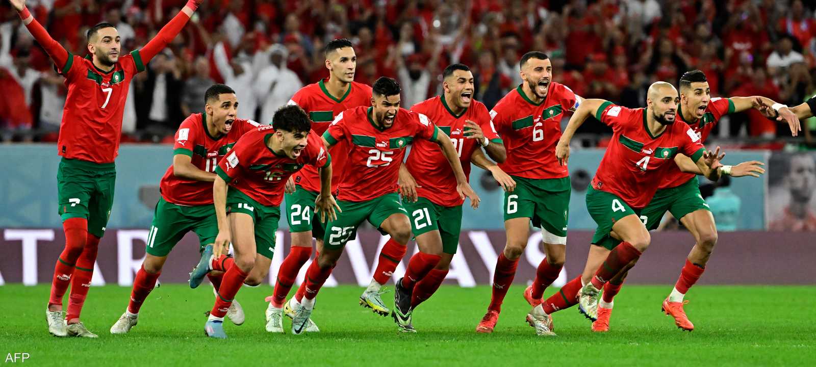 لاعبو منتخب المغرب