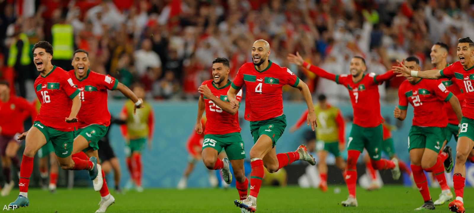 المغرب يرفع رأية العرب في ربع النهائي