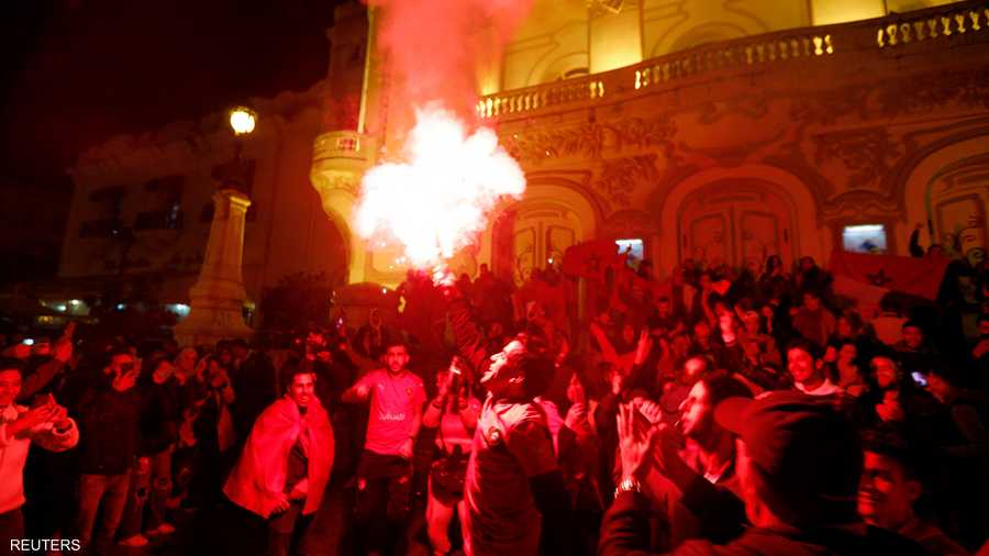 احتفالات في الطرف الأغر في تونس