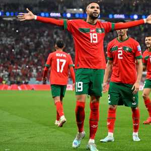 يوسف النصيري لاعب المنتخب المغربي