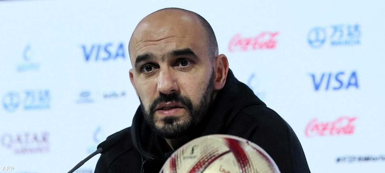 مدرب المنتخب المغربي وليد الركراكي