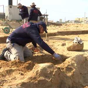 فلسطين.. اكتشاف مقبرة رومانية أثرية في غزة