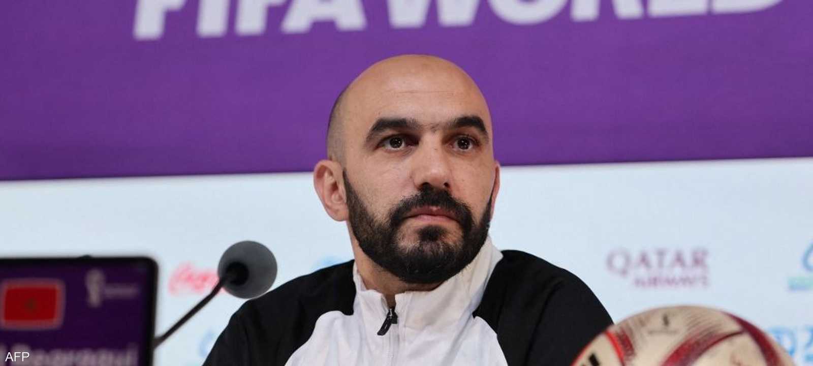 مدرب المنتخب المغربي وليد الركراكي