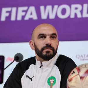 مدرب المنتخب المغربي وليد الركراكي