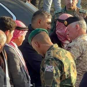 العاهل الأردني شارك في تشييع العقيد الدلابيح