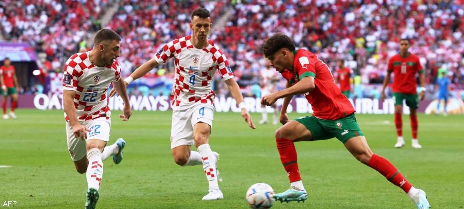 المغرب يصطدم بمنتخب كرواتيا على استاد خليفة الدولي