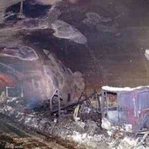 مكان الحادث المروع في أفغانستان