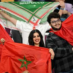 الجماهير المغربية وقفت بقوة خلف "أسود الأطلس"
