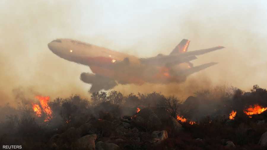 حريق فيرفيو بالقرب من هيميت ، كاليفورنيا - 6 سبتمبر