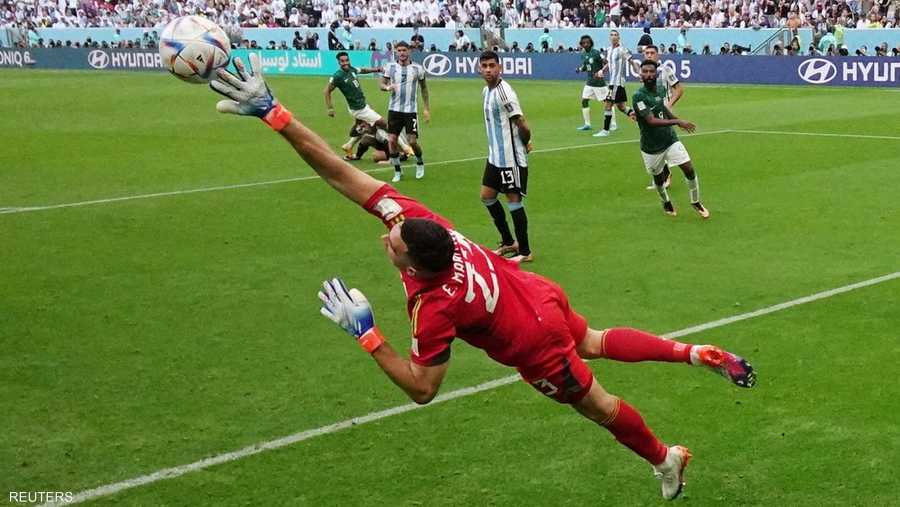 هدف سالم الدوسري التاريخي في فوز السعودية على الأرجنتين بكأس العالم - 22 نوفمبر 2022