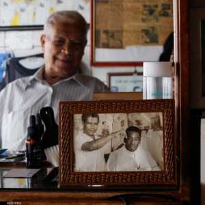 يقع محل حلاق بيليه في سانتوس