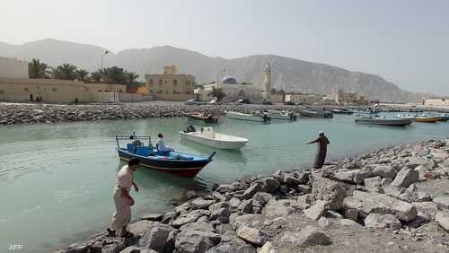 قوارب صيد الأسماك في عمان