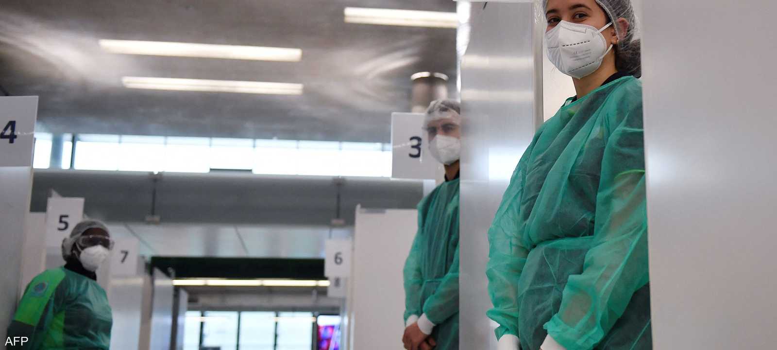 منشأة لفحص كورونا في مطار شارل ديغول بباريس