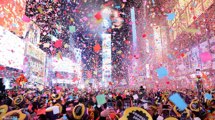 تايمز سكوير في نيويورك استضافت احتفال رأس السنة الجديدة 2023.