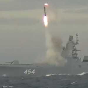 تجربة روسية لصاروخ زيركون