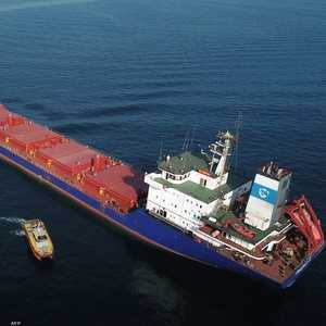 سفينة أوكرانيا أثناء عملية التفتيش