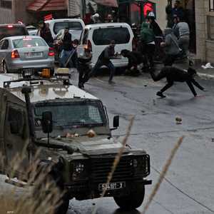 أرشيف. مواجهة سابقة بين فلسطينيين والجيش الإسرائيلي في نابلس