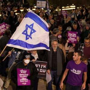 من مظاهرات تل أبيب ضد الحكومة الجديدة