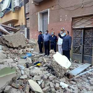 عقار أسيوط المنهار