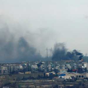 سوليدار تقع إلى الشرق من أوكرانيا