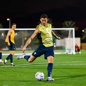 رونالدو في تدريبات النصر