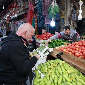 سوق خضروات في العاصمة عمّان