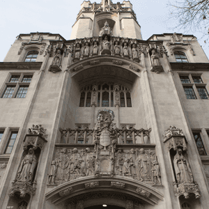 مبنى المحكمة العليا في بريطانيا