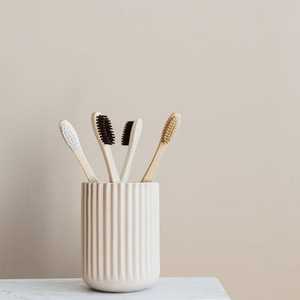 يفضل الأطباء الفراشي المدورة لأنها تصل أماكن صعبة