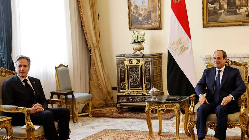 السيسي وبلينكن يبحثان جهود وقف إطلاق النار في غزة | سكاي نيوز عربية