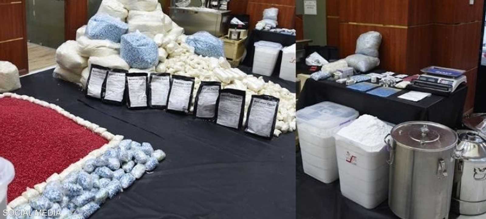 ضبط أكبر شحنة حبوب مخدرة في تاريخ البلاد