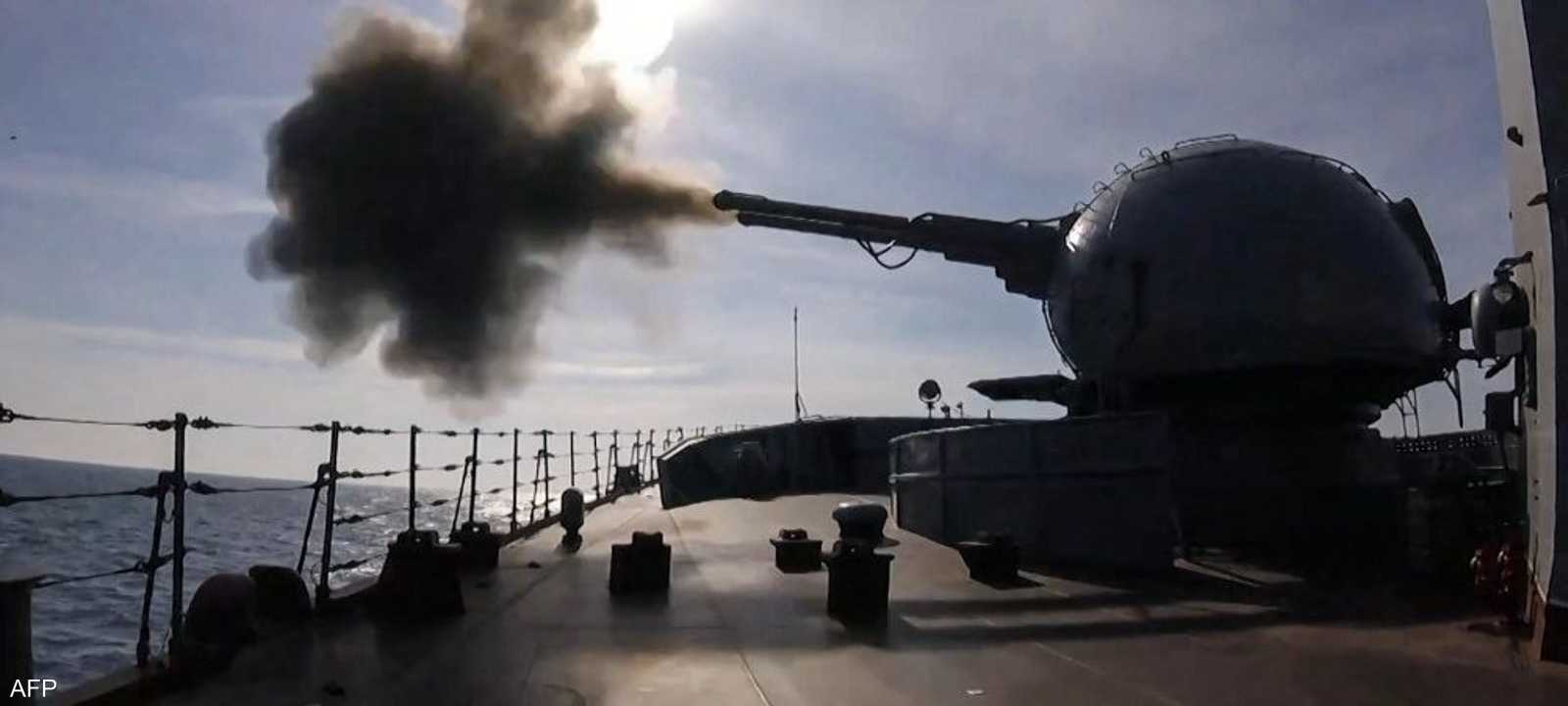 أرشيفية لمناورة روسية قرب القرم