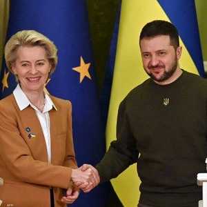 فون ديرلاين تشدد على وقوف الاتحاد الأوروبي مع أوكرانيا