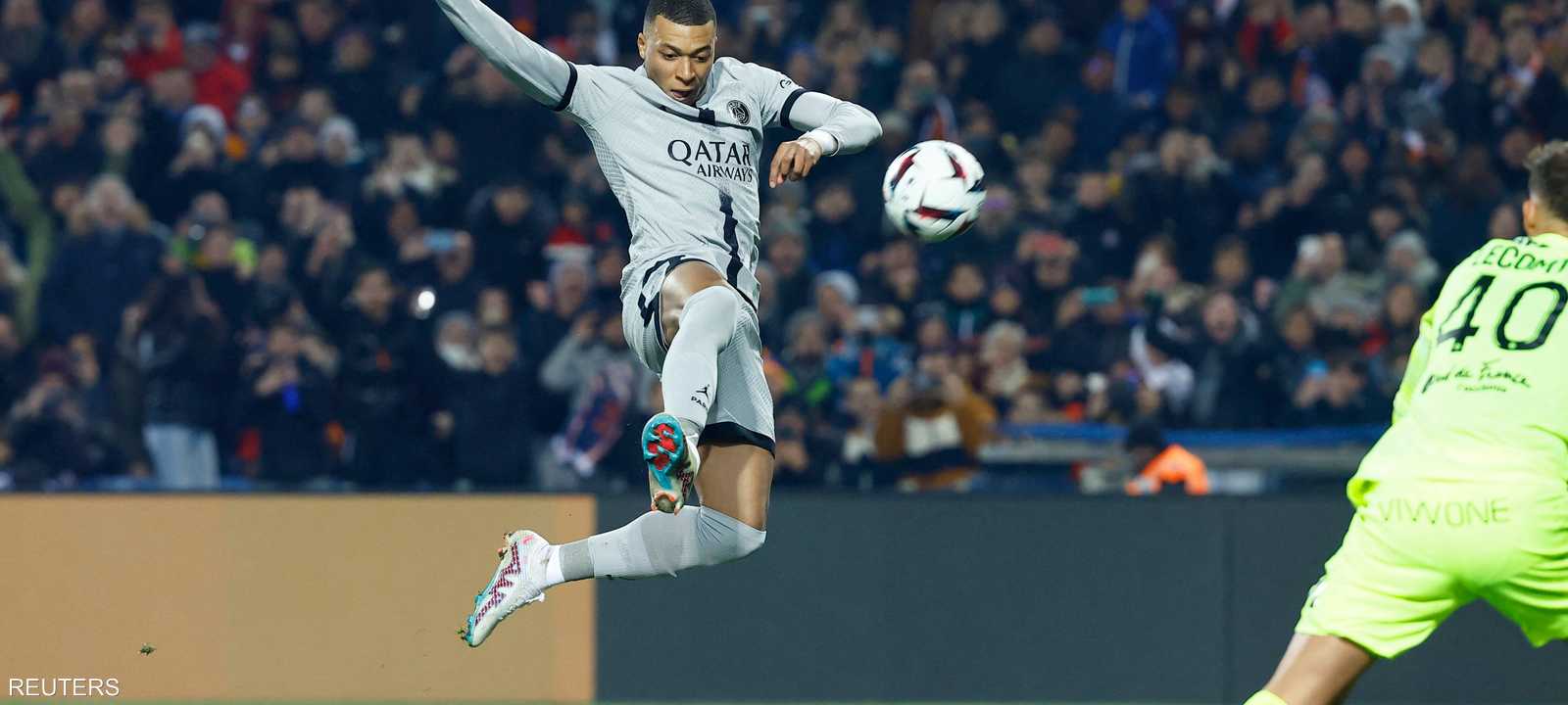 مبابي تعرض لإصابة في الفخذ الأيسر