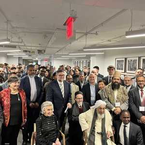 حضر الافتتاح أعضاء مجلس إدارة حلف الفضول الجديد ورجال دين