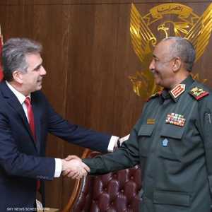 البرهان استقبل كوهين في الخرطوم