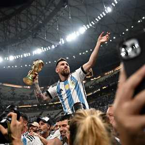 فاز ميسي مع الأرجنتين بالنسخة الأخيرة من كأس العالم
