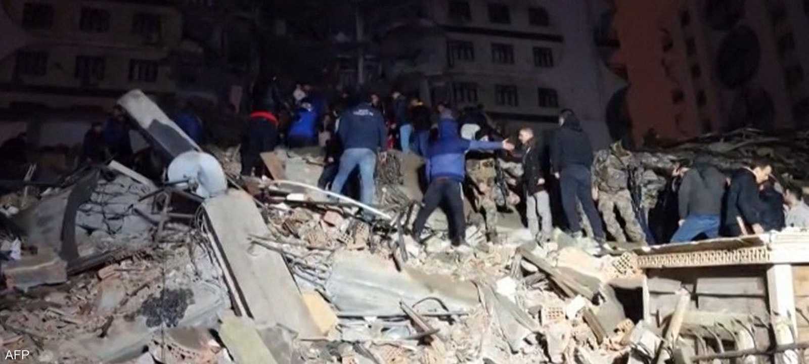 الزلزال بلغت قوته 7.9 درجة جنوبي تركيا