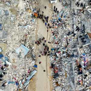 خلف الزلزال أضرارا بشرية ومادية جسيمة