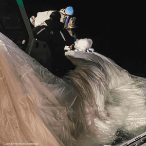 مخاوف من أي يحوي المنطاد متفجرات