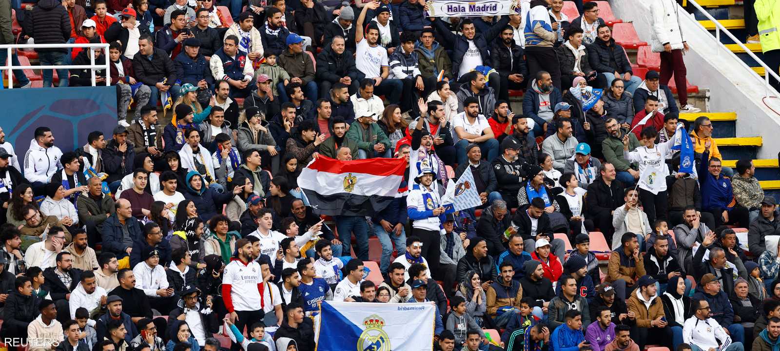 توافد جماهيري كبير على مباراة الأهلي وريال مدريد