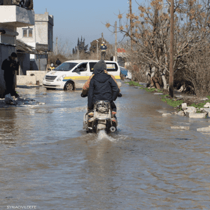 تصدعات خطيرة في سد التلول على نهر العاصي