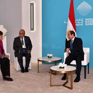 لقاء الرئيس السيسي مع مديرة صندوق النقد الدولي