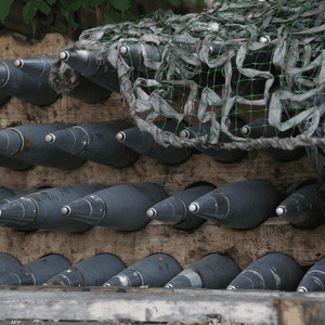 جانب من الذخيرة  لدى الجيش الأوكراني